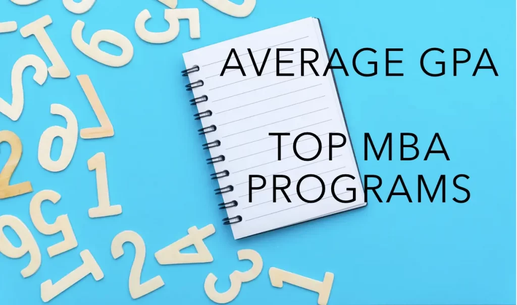 average gpa of top mba programs
