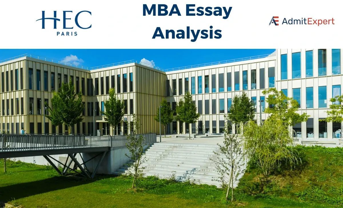 HEC Paris MBA Essay analysis