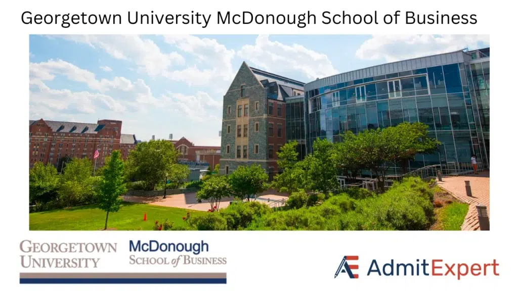 Georgetown McDonough MBA
