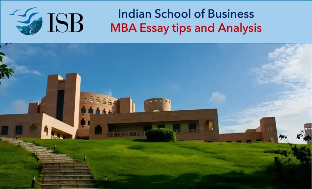 ISB essay tips and analysis