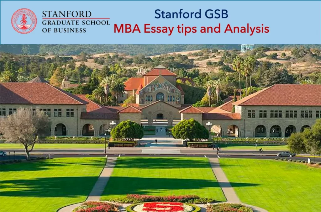 Stanford GSB MBA essay tips and analysis