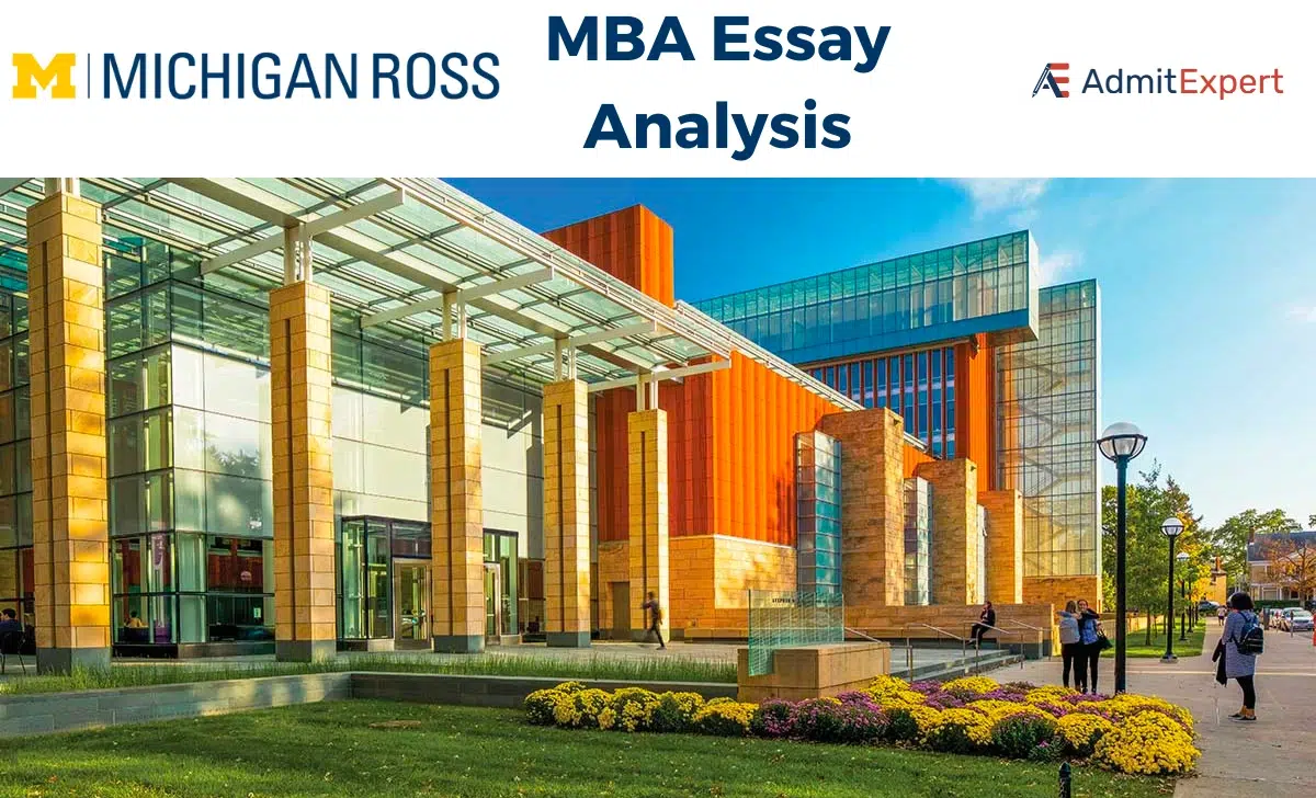 ross mba essay examples