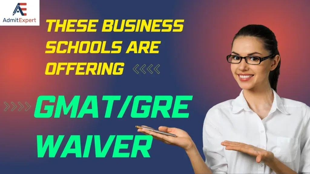 Test Waiver Guide - GMAT and GRE - Ivy College of Business